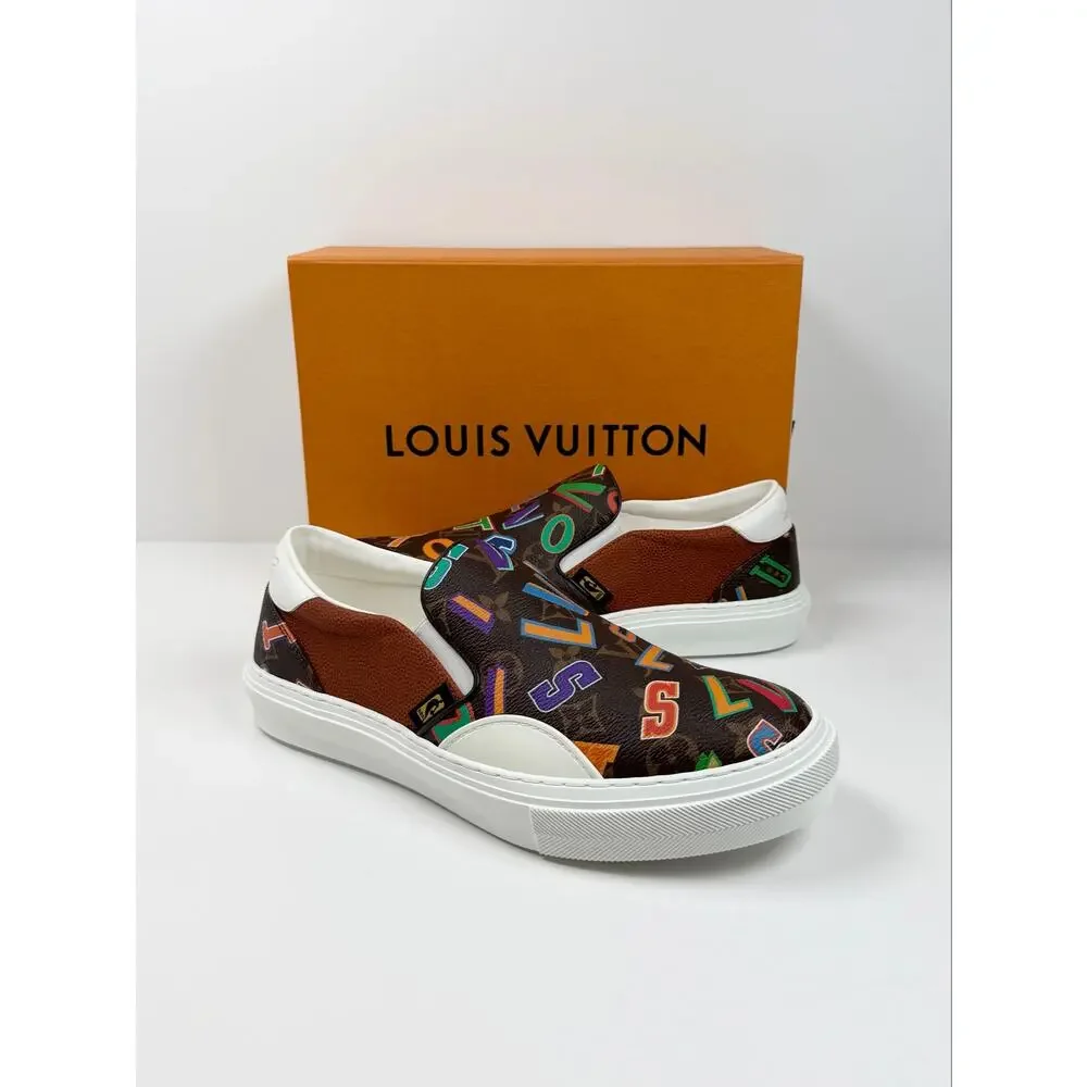 Size 7LV/8US - Louis Vuitton x NBA Ollie Slip On NEW - Picture 2 of 11